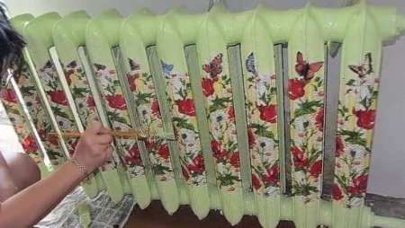 Декорирование старых батарей