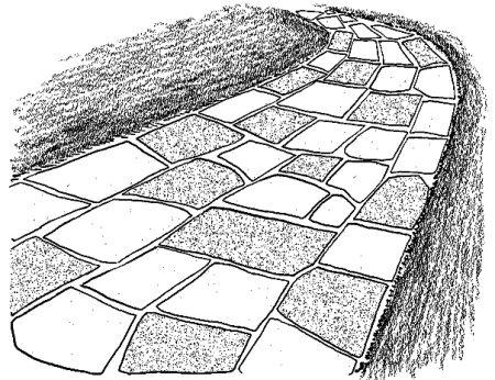 Нарисованная брусчатка