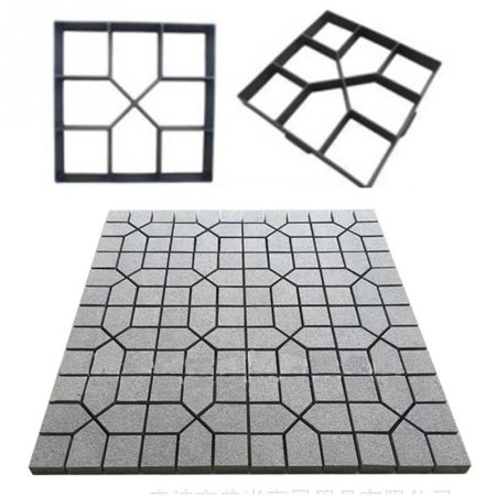 Форма для отливки садовых дорожек "мозаика" 40*40*4см Vortex / 2