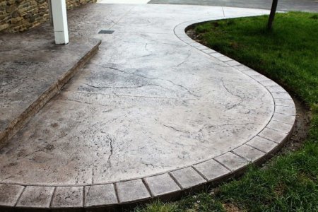 Декоративные бетонные дорожки