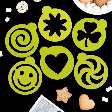 Трафареты для украшения выпечки