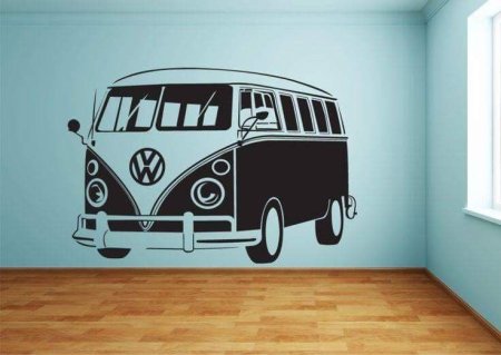 Volkswagen Transporter t1 чб вектор
