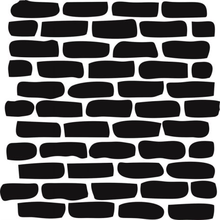 Трафарет кирпич