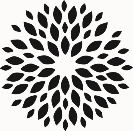 Трафареты для декора круглые