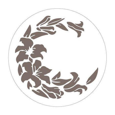 Трафареты для декора круглые