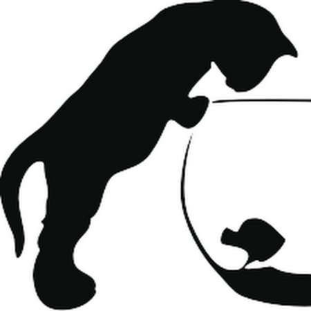 Силуэт кошки для выпиливания