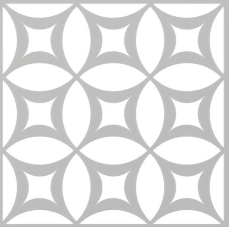 Трафарет геометрия для стен