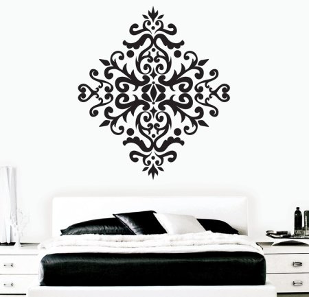 Трафаретные узоры на стены