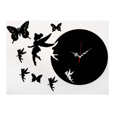 Трафарет часы на стену