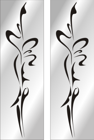 Трафареты для декора дверей