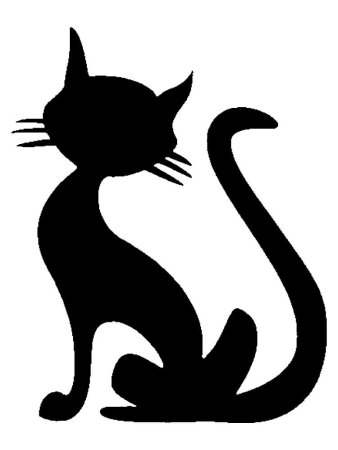 Силуэт кошки