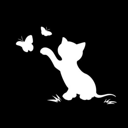 Трафареты кошек для декора