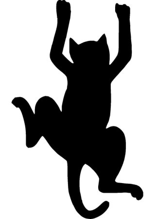 Трафареты кошек для декора