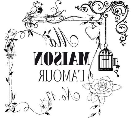 Винтажные надписи Garden
