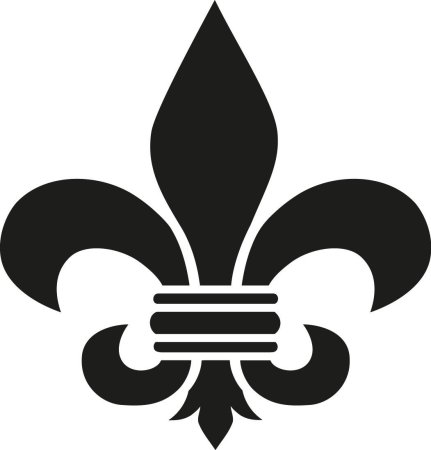 Лилия трафарет