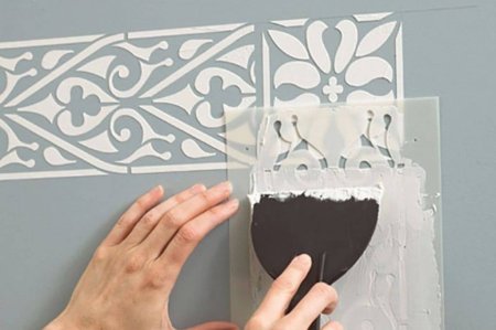 Трафареты для декоративной штукатур