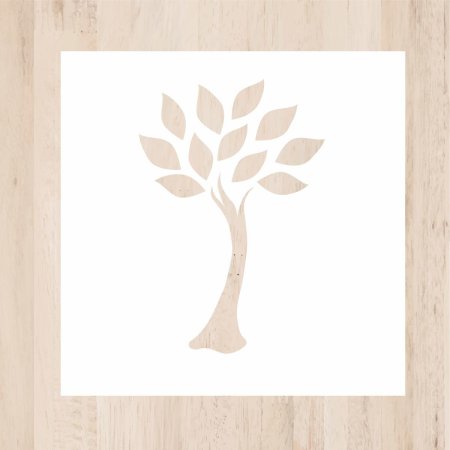 Трафарет липа