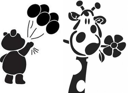 Трафареты для декора стен