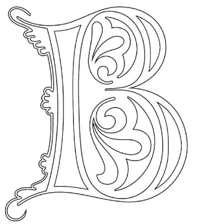 Буквы вырезные красивые