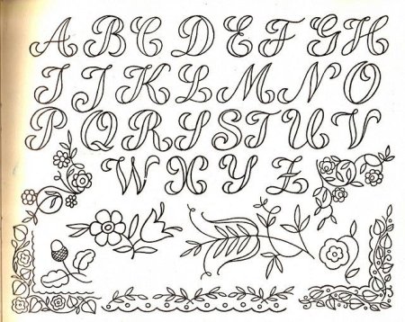 Шрифт для выжигания