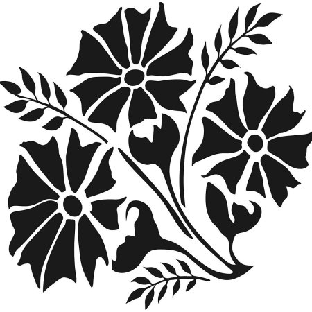 Трафарет для украшения торта шоколадом