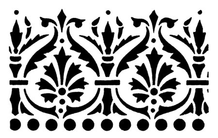 Трафаретный орнамент