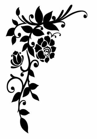 Угловые трафареты для декора