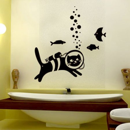 Трафареты для декора стен в туалете (49 фото)