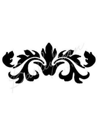 Декорирование мебели трафаретами