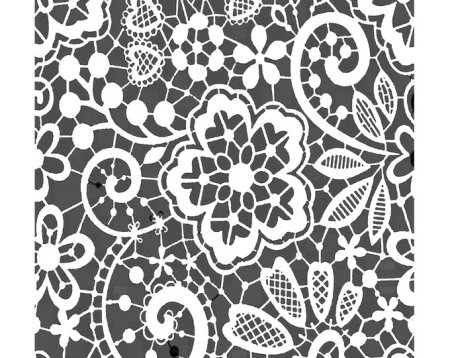 Трафарет кружева для стен