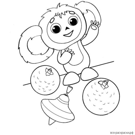 Чебурашка рисунок