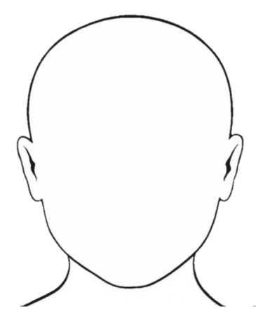 Овал лица для рисования