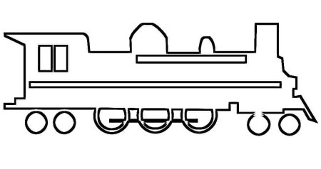 Паровоз детский рисунок