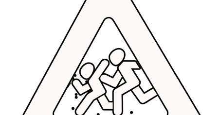 Дорожный знак осторожно дети раскраска