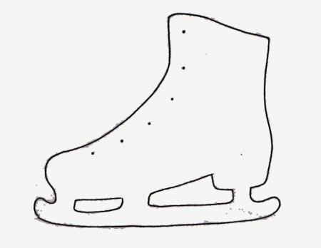 Трафарет коньков