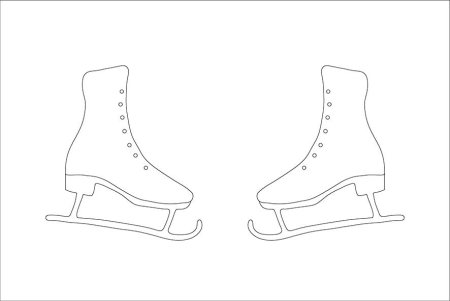 Коньки эскиз
