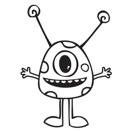 Раскраска инопланетяне для детей