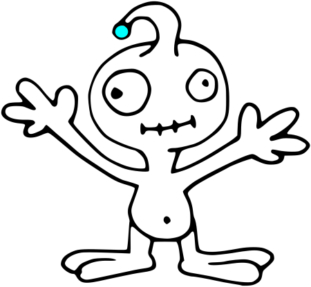 Monster трафарет для детей