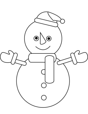 Неваляшка раскраска для малышей