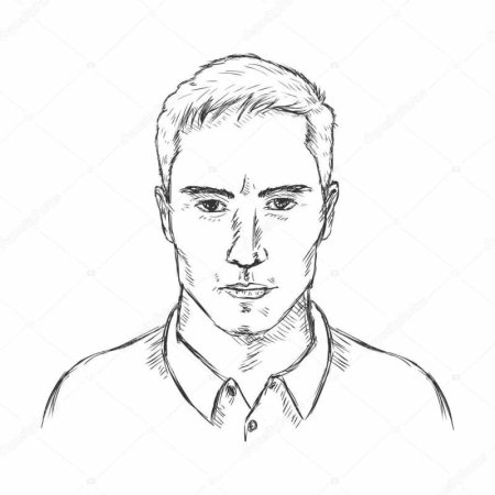 Контур головы без лица