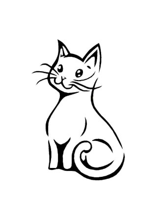 Кошка эскиз