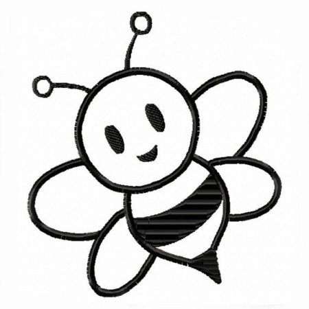 Трафарет пчелы для детей (46 фото)