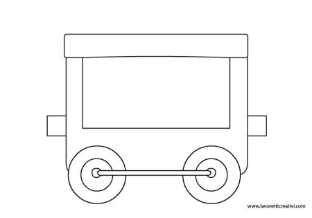 Вагончики раскраска для детей