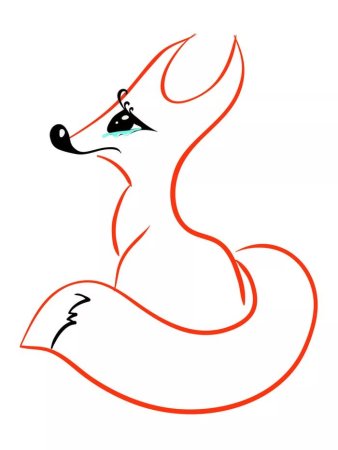 Рисунок лисы для детей