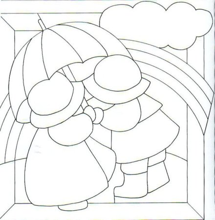 Японская техника кинусайга или пэчворк без иглы схемы