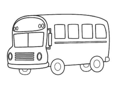 Раскраска автобус