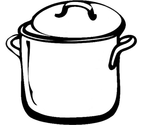 Кастрюля раскраска