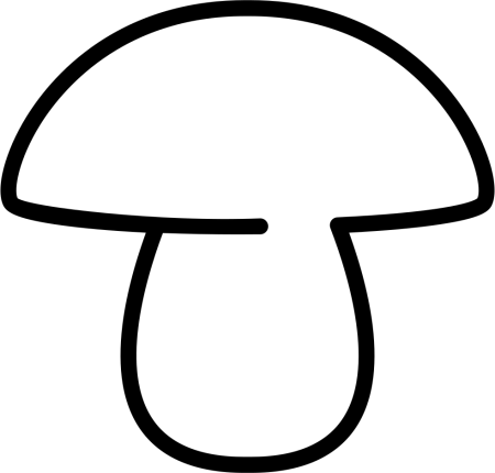 Трафарет "грибы"