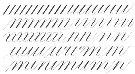 Прописи для каллиграфии английский курсив Copperplate