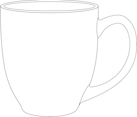 Чашка для раскрашивания